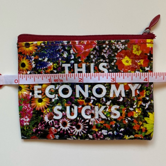 4/$20 This Economy Sucks Recycled coin purse - Picture 7 of 7